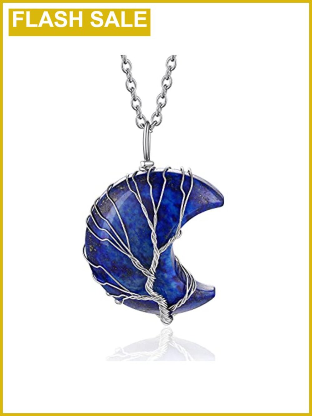 Tree of Life Healing Crystal Birthstone Necklace for Women